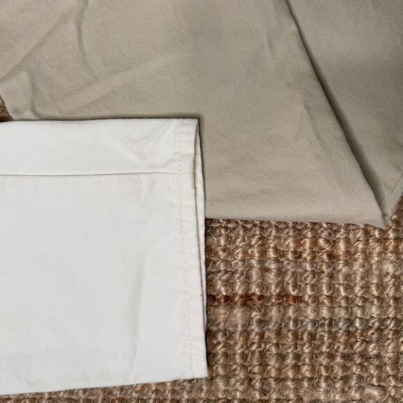 Levi's Women’s Ribcage Straight Ankle Two-toned Cream Tan Jeans Size 24 - Picture 3 of 10